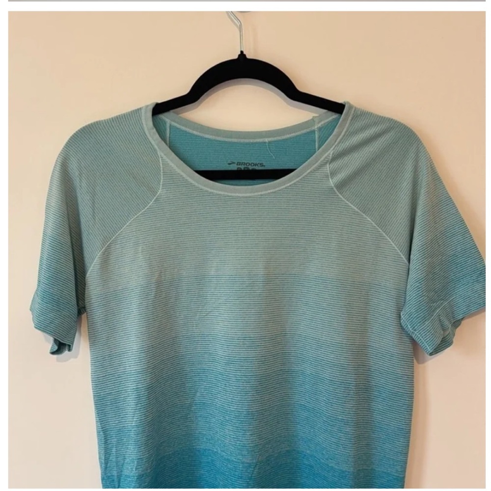 ⭐️ Brooks Running Women’s 'Streaker' Short Sleeve Tee Size Large - Picture 6 of 8